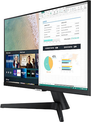 Samsung LS24AM506NUXEN IPS HDR Smart Monitor 24" FHD 1920x1080 με Χρόνο Απόκρισης 14ms GTG