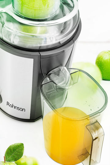 Rohnson Juicer 1200W Inox Black