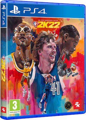 NBA 2K22 75. Jahrestag Edition PS4 Spiel