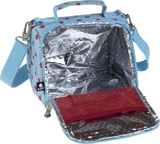 Busquets Ladybug Термо Чанта За Храна За През Рамо 4 Литра Светлосин 18x15x22см