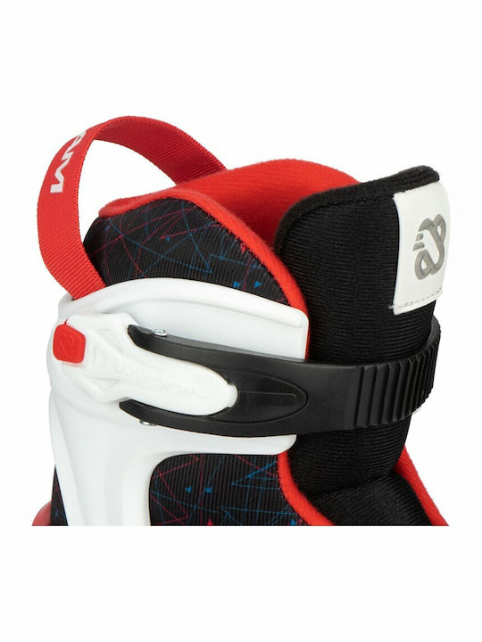 Nijdam Rad Racer Inline Einstellbar Rollers Rot Erwachsene/Kinder