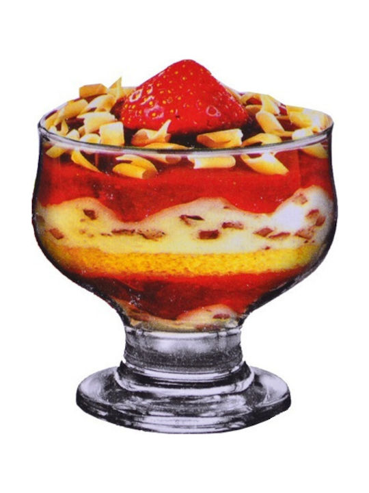 TnS Glass Ice Cream Bowl Διάφανο 2pcs