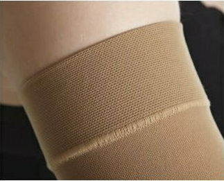 Maxis Lymphedema Sleeve With Silicone Lace Glove With Silicone 23-32 mmHg Beige