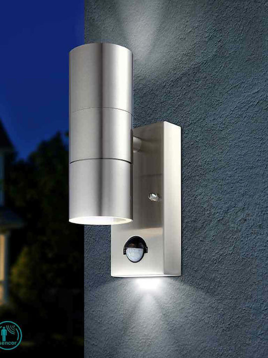 Globo Lighting Style Επιτοίχιο Εξωτερικό Σποτ GU10 IP44 Διπλής Δέσμης