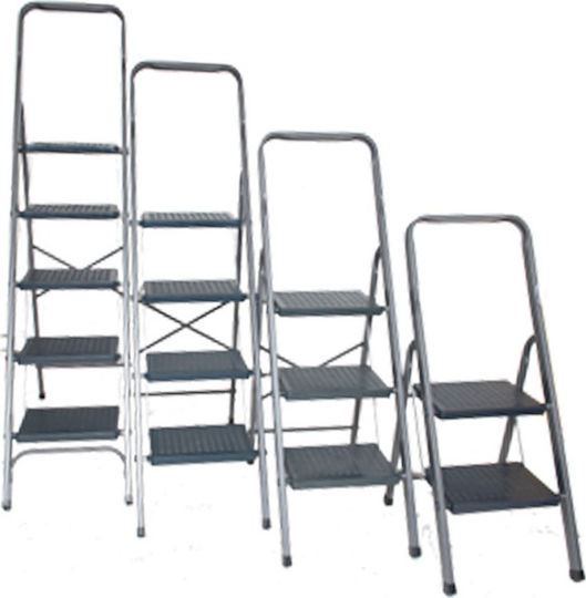 Vasomichaniki Scăunel Scări Aluminiu 3 Trepte 75cm