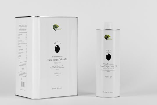 Belia Premium Olive Oil Extra Virgin Olive Oil 1lt In Metallic Container
