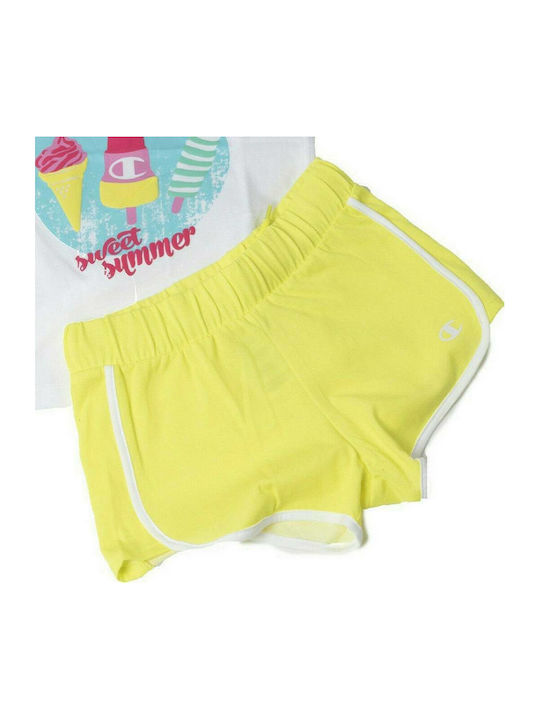 Kids' Set with Shorts Summer 2pcs White