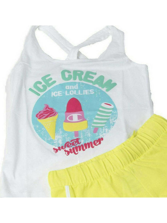 Kids' Set with Shorts Summer 2pcs White