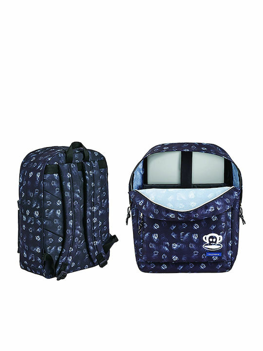 Paul Frank Anatomical School Bag Backpack Junior High-High School in Blue color