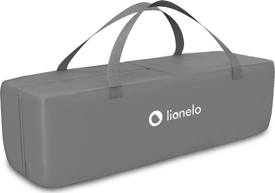 Lionelo Thomi Laufstall 2 Ebenen mit Wickeltisch & Matratze Burgundy Blue 125x68cm