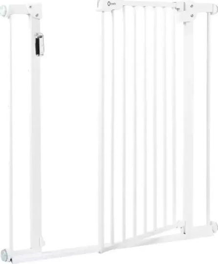Lionelo Truus Slim Led Πτυσσόμενη Πόρτα Ασφαλείας από Μέταλλο σε Λευκό Χρώμα 105x77εκ.