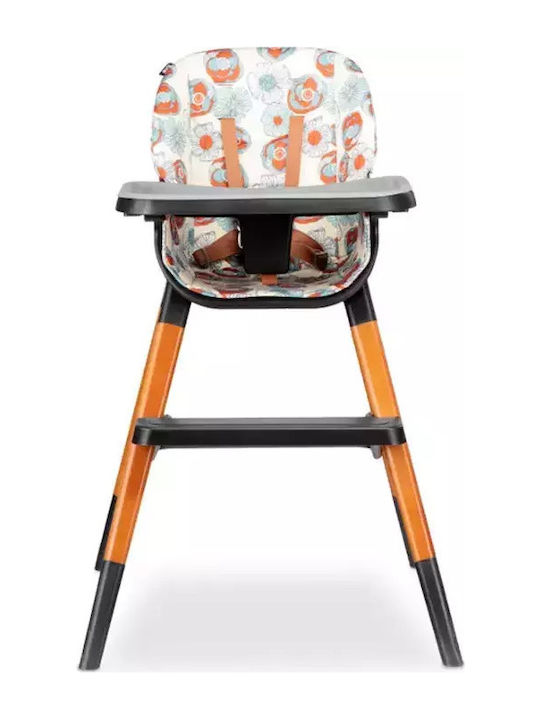 Lionelo Mona Highchair 4 in 1 & Fabric Seat Flower