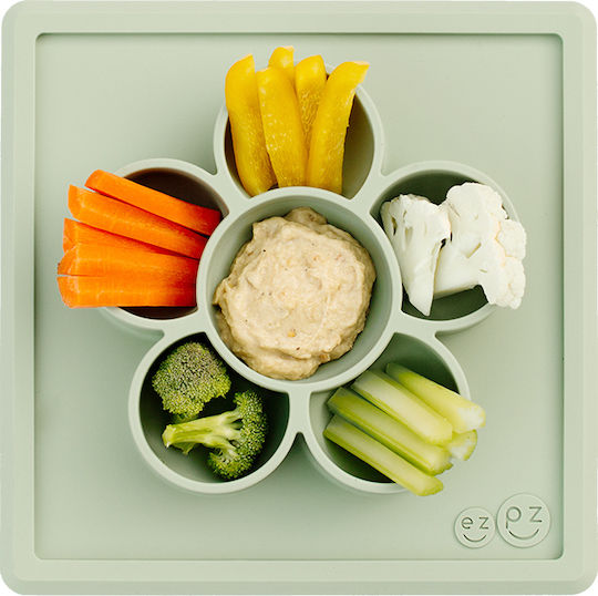 Ezpz Green Mini Play Silicone Tray For 9+ Months