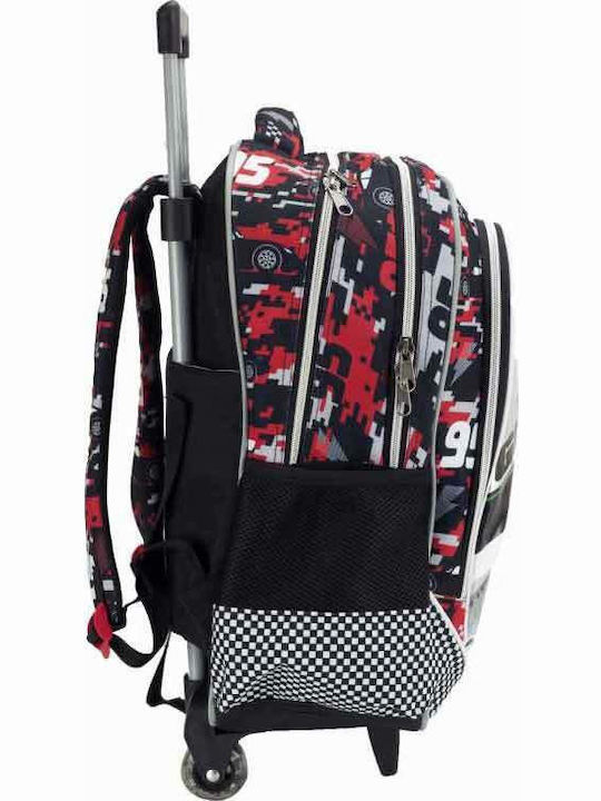 Gim School Bag Trolley Elementary Multicolour with Water Bottle Holder 27 Litres