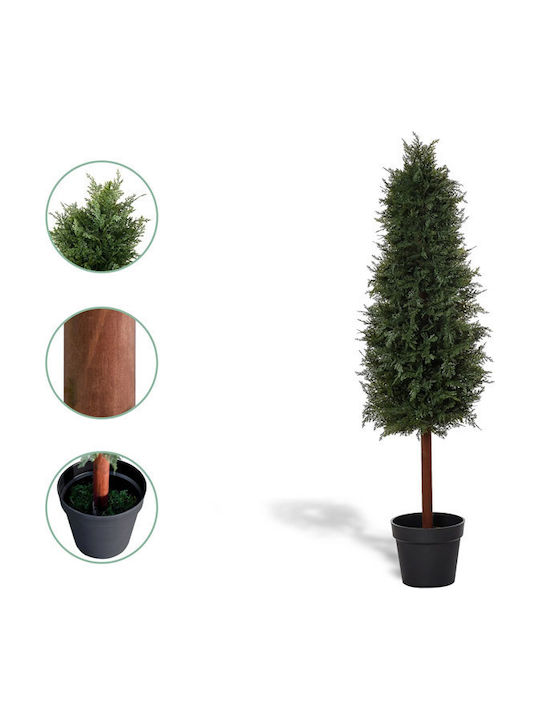 Arbore Artificial de Exterior Pin Green 150cm 2buc Outsunny