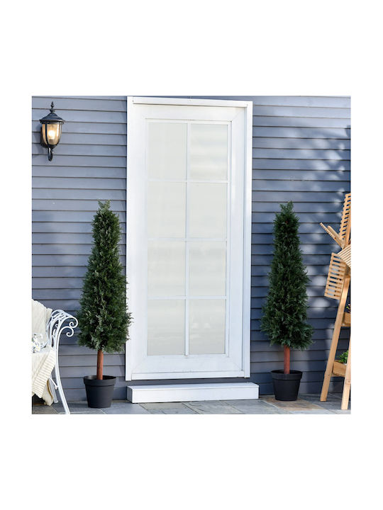 Arbore Artificial de Exterior Pin Green 150cm 2buc Outsunny
