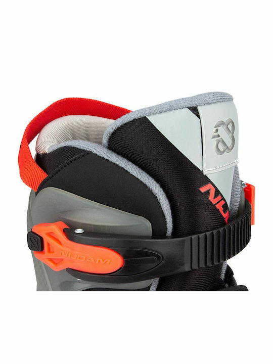 Nijdam Combo "Red Raider" Inline Αυξομειούμενα Rollers Πολύχρωμα Παιδικά