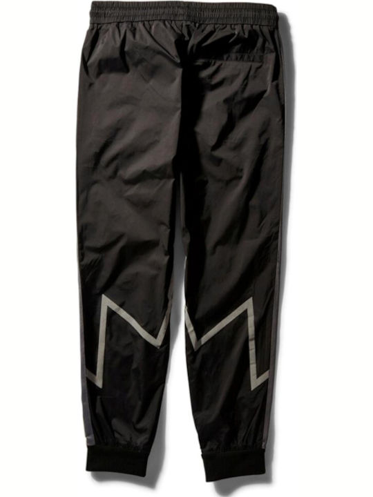 Sprayground Side Stripe Men's Sweatpants with Rubber Black