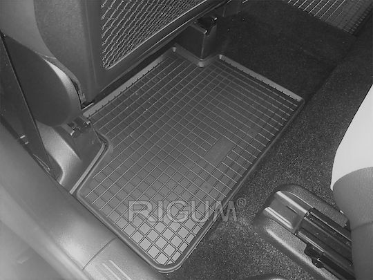Rigum Set of Front and Rear Mats 4pcs for Mercedes-Benz GLB Black