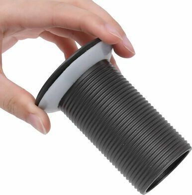 vidaXL Supapă din Alamă pentru Chiuvetă cu Ieșire 40 mm și Dimensiune 6,4x6,4 cm Gri
