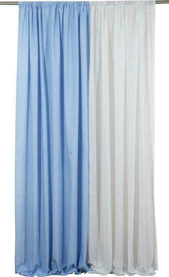 Viopros Kids Rod Pocket Curtain Κονφετί x