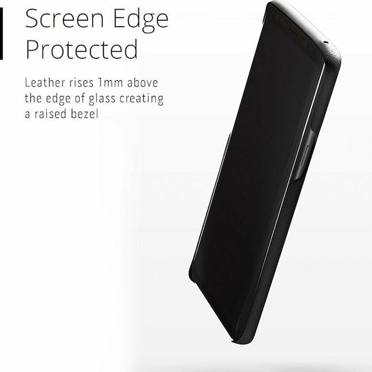 Mujjo Wallet Δερματίνης 1mm Μαύρο (Galaxy S9)