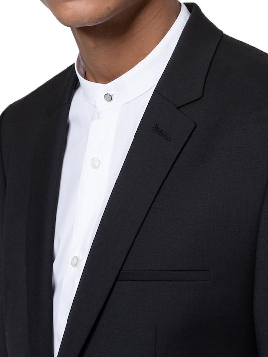 Arti/hesten212x Men's Winter Suit Slim Fit Black