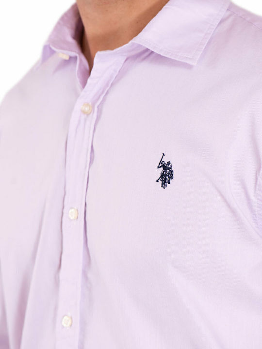 Nestori Long-Sleeve Shirt in Regular Fit Pink