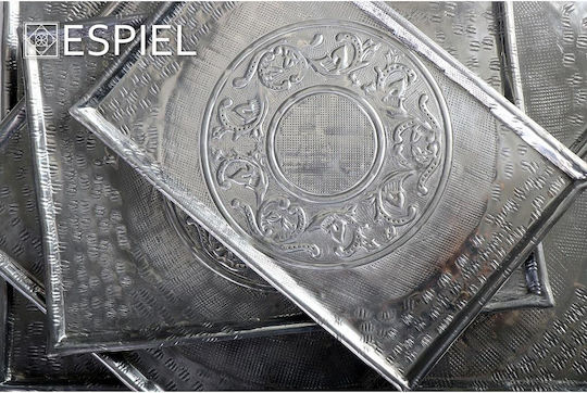 Espiel Διακοσμητικός Δίσκος Αλουμινίου Ορθογώνιος 26x17x1cm