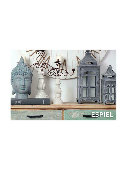 Espiel Lanterns Set Die-Cast Floortop Gray 2pcs