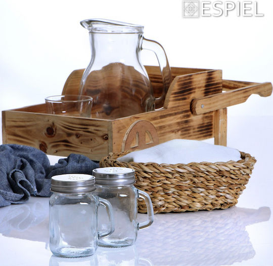 Espiel Salt and Pepper Set Glass Transparent 2pcs