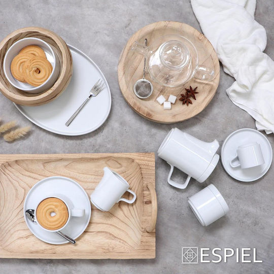 Espiel Tea Set with Filter Glass Transparent 350ml 2pcs