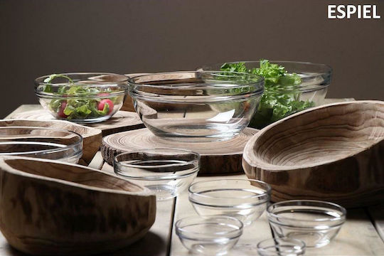Espiel Chef Dip-Schüssel Rund Glas Transparent mit Durchmesser 6cm