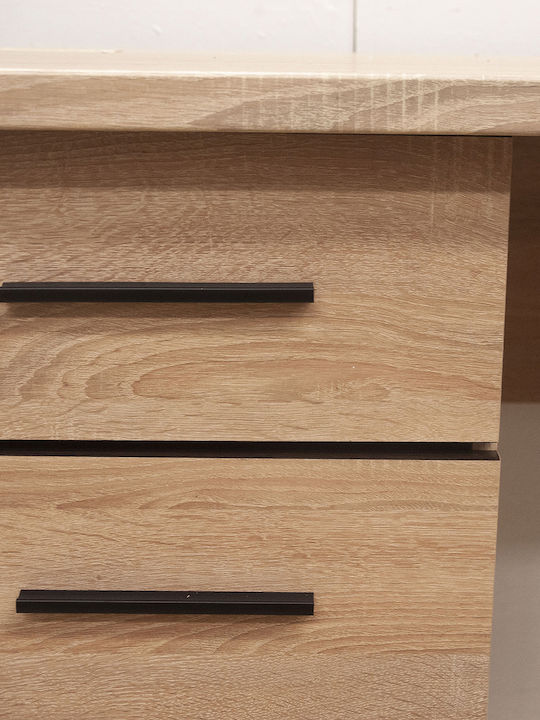 Schreibtisch Solo Holz Beige 145x60x76cm