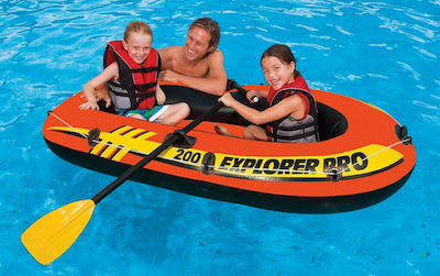 Intex Explorer Pro 200 Inflatable Boat for 1 Adult and 1 Kid with Paddles & Pump 196x102cm