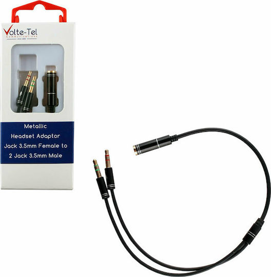 Volte-Tel 3.5mm Male to 3.5mm Female Converter 1 Piece 8226090