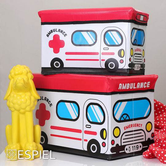 Espiel Children's Stool with Storage Space 2 Pieces