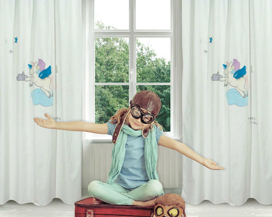 Das Home Παιδική Κουρτίνα Dream με Τιράντες 140x260εκ.