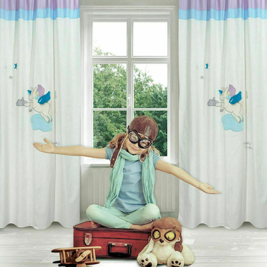 Das Home Παιδική Κουρτίνα Dream με Τιράντες 140x260εκ.