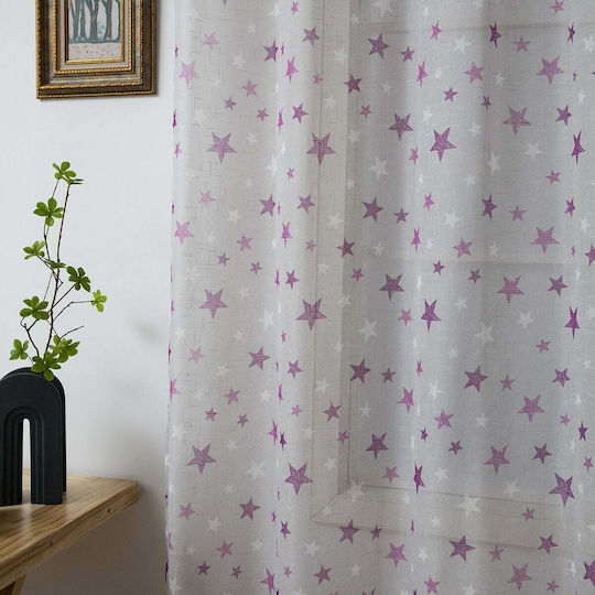 Beauty Home Kids Curtain with Grommet Tops Grey 280x280cm