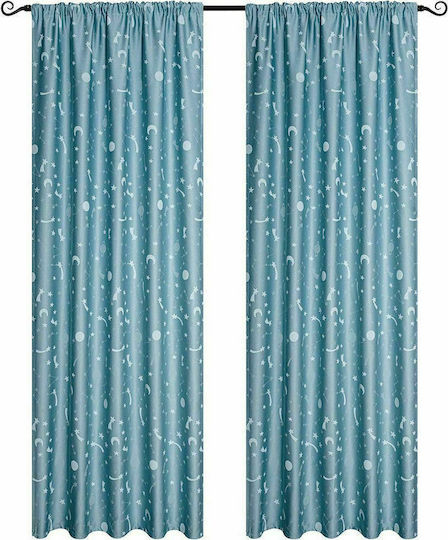 Beauty Home Curtain with Rod Pocket