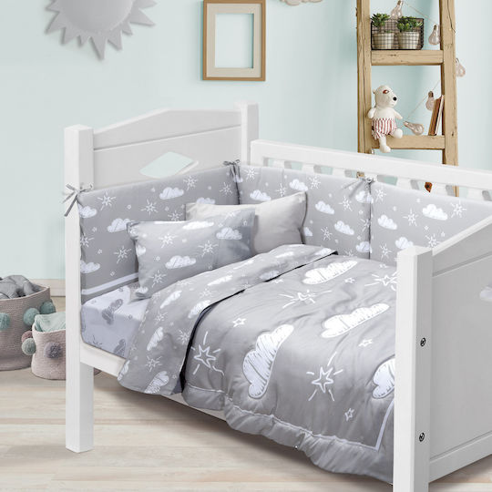Das Home Baby Quilt 4745 Baby Fun 110x150cm Gray