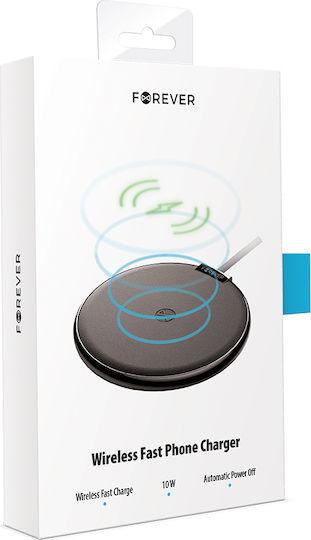 Forever Ασύρματος Φορτιστής (Qi Pad) Μαύρος (WDC-210)