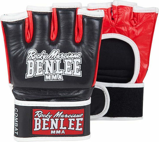 Benlee MMA Handschuhe Leder Schwarz