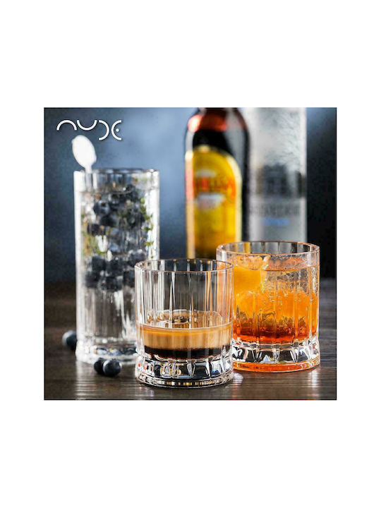 Espiel Nude Wayne Gläser-Set Whiskey aus Glas 250ml 6Stück