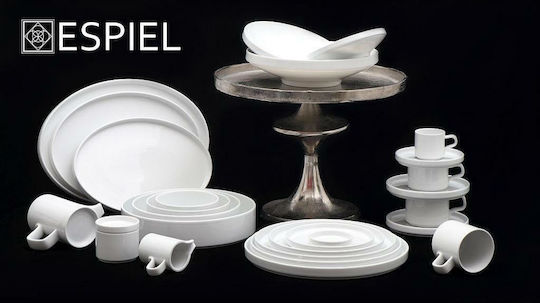 Espiel Good Mood Κούπα από Πορσελάνη Λευκή 280ml 6τμχ Espiel Good Mood Κούπα από Πορσελάνη Λευκή 280ml 6τμχ