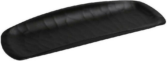 Espiel Wavy Πιάτο Ρηχό Ορθογώνιο από Μελαμίνη Matte Black 26.5x11cm Espiel Wavy Πιάτο Ρηχό Ορθογώνιο από Μελαμίνη Matte Black 26.5x11cm