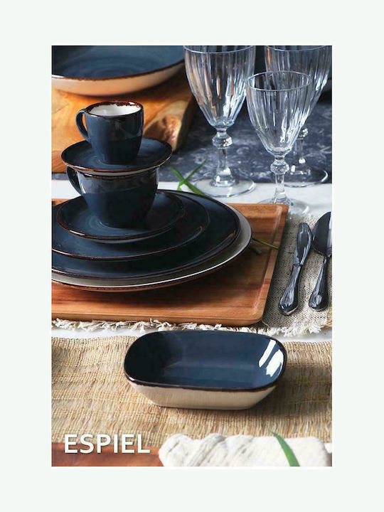 Espiel Terra Porcelain Espresso Cup Set 90ml Γκρι