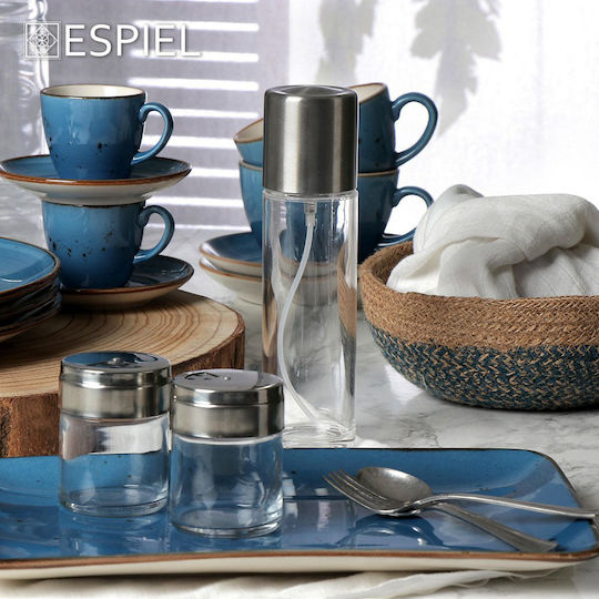 Espiel Terra Φλιτζάνι Espresso από Πορσελάνη Μπλε 90ml