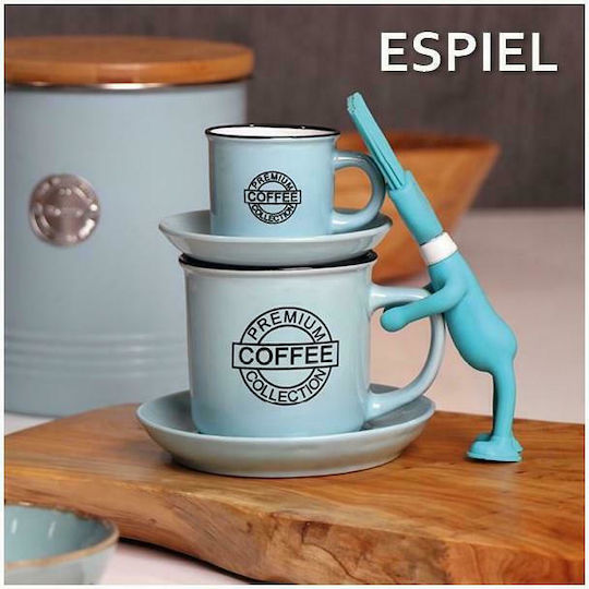 Espiel Coffee Φλιτζάνι Espresso από Πορσελάνη Γαλάζιο 90ml